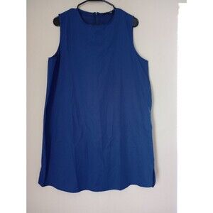 NWT Refka Navy Blue Sleeveless Sheath Dress Size 12